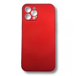 Силиконов гръб TP18 +камера за Samsung S21FE - Червен