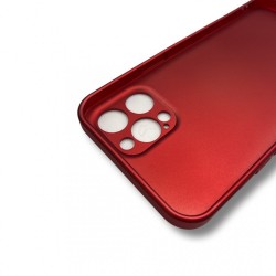 Силиконов гръб TP18 +камера за Samsung S21FE - Червен