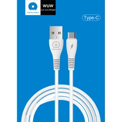 WUW X195 Кабел за Зареждане 2.4A 1M - USB към Micro