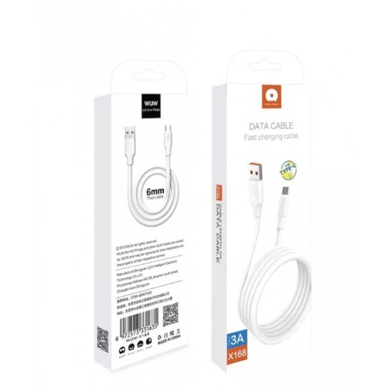 WUW X169 Кабел за Зареждане 5.0A 1M - USB към Lightning