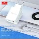 Earldom EU37 Зарядно PD-20W+QC 3.0A. с кабел Type-C към Lightning 1M.