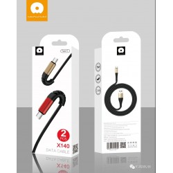 WUW X140 2БР. Плетени Кабели за Зареждане 2.4A 1M - USB към TYPE-C