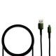 Плетен кабел L✮Star LS-09 USB към Micro USB - Черен