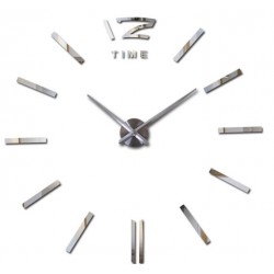 DC-162 Светещ модерен стенен часовник - Silver