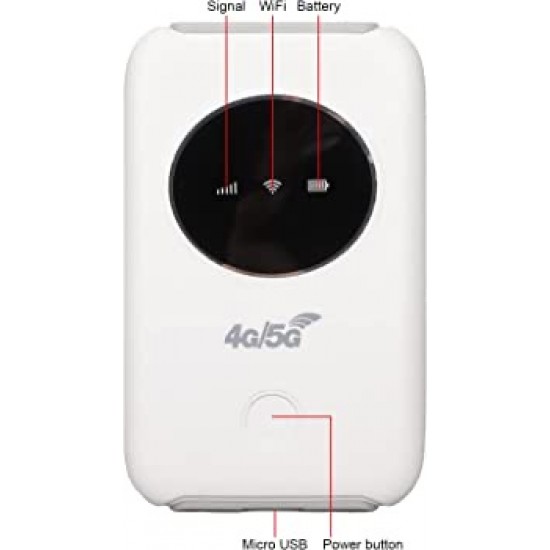 Преносим рутер R603-E с батерия 4G/5G LTE WIFI 150Mbps мобилен Hotspot SIM ,Wifi модем 2.4G бисквитка