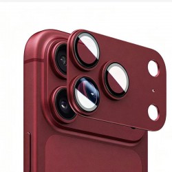 Протектор за камери Алуминиев iPhone 18 Pro Max - Бордо (Burgundy)