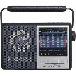 Golon FR-182U Преносимо радио с висока чувствителност, AM/FM/SW, USB, TF и LED фенер