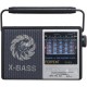 Golon FR-182U Преносимо радио с висока чувствителност, AM/FM/SW, USB, TF и LED фенер