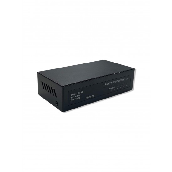 ZX-BS511 5-портов PoE Ethernet Switch Суич 10/100 Mbps DC-52V