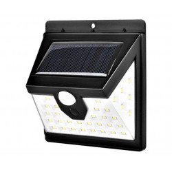 T-2866 LED слънчева светлина Външна SMD Водоустойчив PIR сензор за движение стенна лампа за пътека в градината