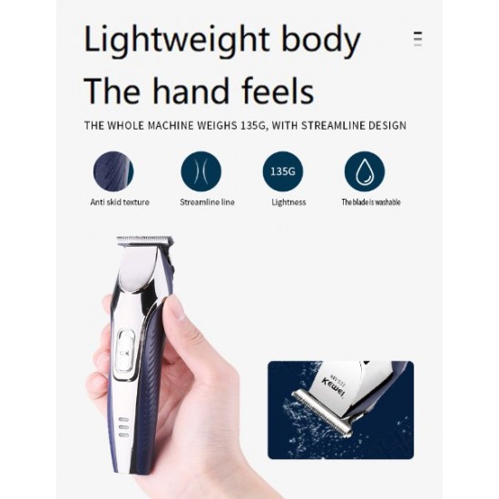 KEMEI KM-033 Професионална безжична машинка за подстригване 