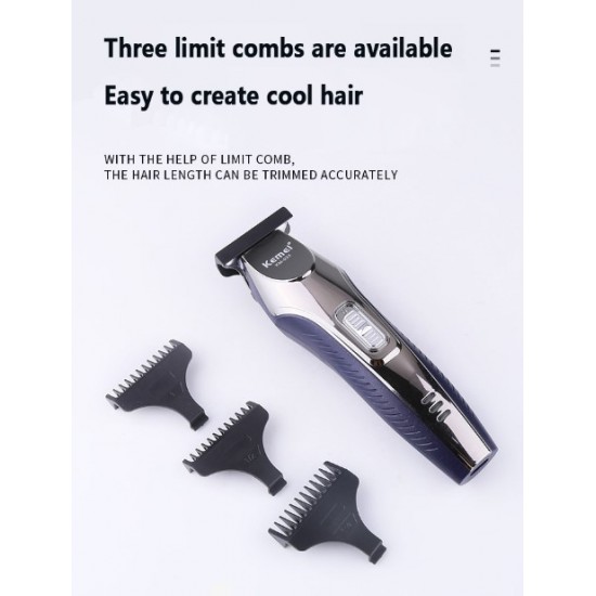 KEMEI KM-033 Професионална безжична машинка за подстригване 