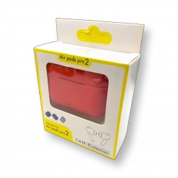 Силиконов калъф за AirPods Pro 2-gen SC03 - Червен