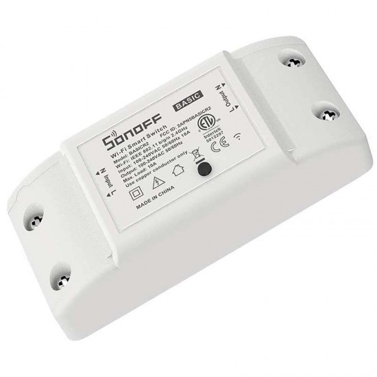 SONOFF BASIC R2 DIY Безжичен Интелигентен Превключвател Управление за едно устройств0 10A