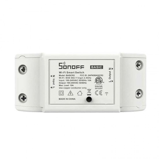 SONOFF BASIC R2 DIY Безжичен Интелигентен Превключвател Управление за едно устройств0 10A