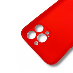 Силиконов гръб TP18+камера за Redmi Note 9S - Червен
