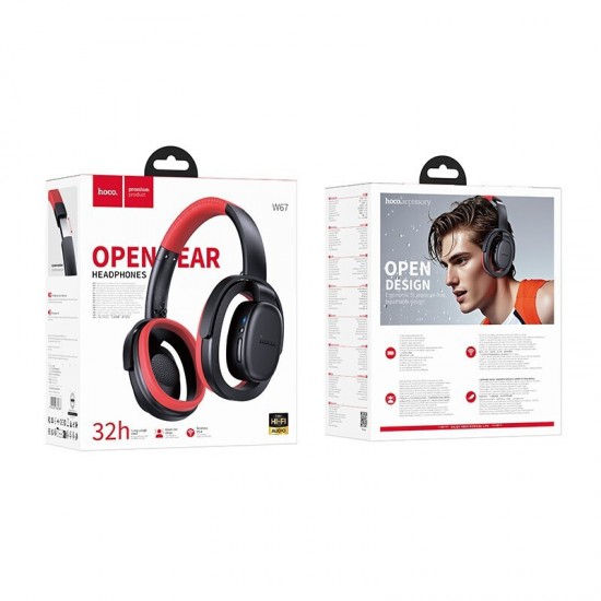 HOCO W67 Безжични слушалки Open Ear Headphones - Черен