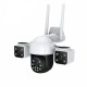 V380-A10 ТРОЙНА IP Камера ( APP:V380PRO) Въртяща водоустойчива WiFi камера с 3 обектива
