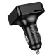 HOCO E89 FM 45W. модулатор трансмитер (2 USB изхода + 1USB-C, microSD, Bluetooth)