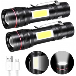 Фенер 520 LED диод + COB светлина 