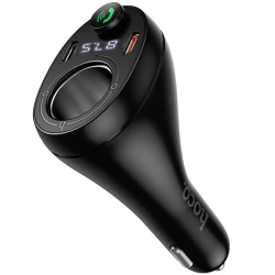 HOCO E88 FM 120W. модулатор трансмитер Запалка (2 USB изхода + 1USB-C, microSD, Bluetooth)