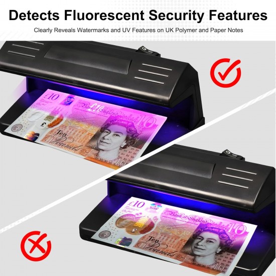 318  Ултравиолетна лампа Детектор за фалшиви банкноти