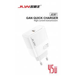 JLW-JC07 Зарядно 45W GAN Адаптер USB-C