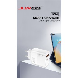 JLW-JC04 Зарядно 30W GAN Адаптер USB+USB-C