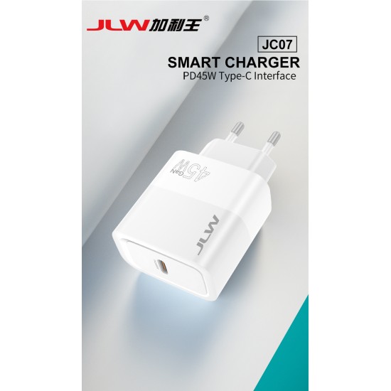 JLW-JC07 Зарядно 45W GAN Адаптер USB-C