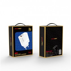 JLW-JC04 Зарядно 30W GAN Адаптер USB+USB-C