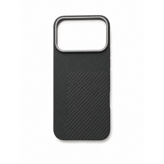 Premium Carbon Case PKA TP-106 за iPhone 17 Air - Черен
