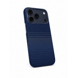 Premium Carbon Case PKA TP-106 за iPhone 17 Pro Max - Син