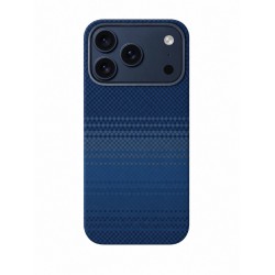 Premium Carbon Case PKA TP-106 за iPhone 17 Pro Max - Син