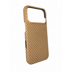 Premium Carbon Case PKA TP-106 за iPhone 17 Pro Max - Кафяв
