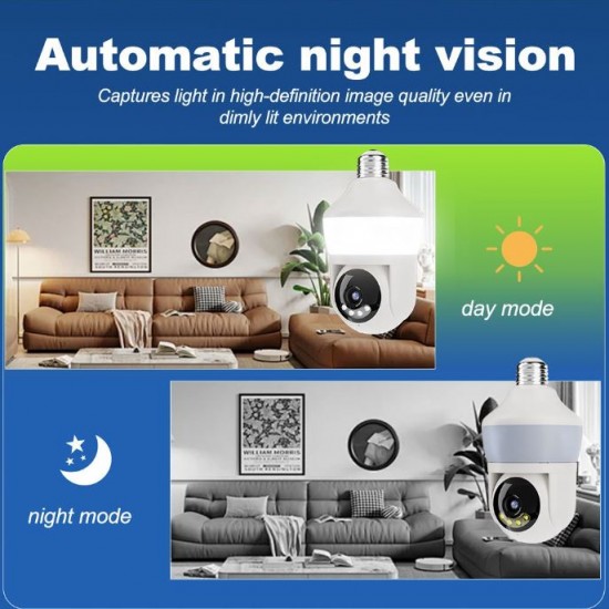 HY-D211EA-WF IP 2MP / - (APP:YOOSEE AI) IP Камера за видеонаблюдение тип крушка