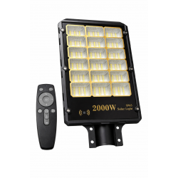SLP-13 LED слънчева светлина Външна с дистанционно управление и сензор за движение PIR 2000W