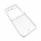 D75 Калъф с камъни за Samsung Z Flip 6 от 2 части - Бял