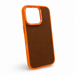 Premium Carbon Case TP-103 за iPhone 17 Pro Max - Оранжев