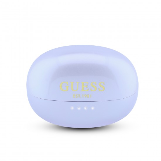 GUESS OWS METALLIC FINISH ELECTROPLATED PARTS CLASSIC LOGO PURPLE
