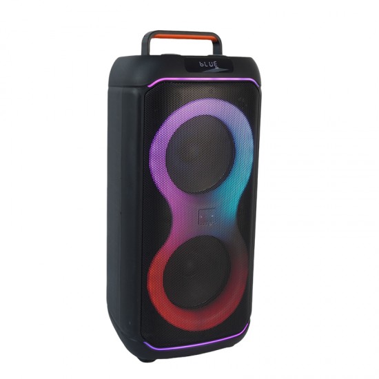 Караоке тонколона инча TTD-310 6.5"x2 | 30W, LED RGB, Микрофон