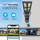 IP Солaрна Камера +LED лампа LD-004-W-H WIFI 6MP 1080P ( APP:V380PRO ) HD 360 градуса с микрофон и високоговорител и LED светлина