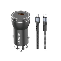 LINK✮STAR CC40 35W Бързо зарядно PD30W Type-C към Lightning