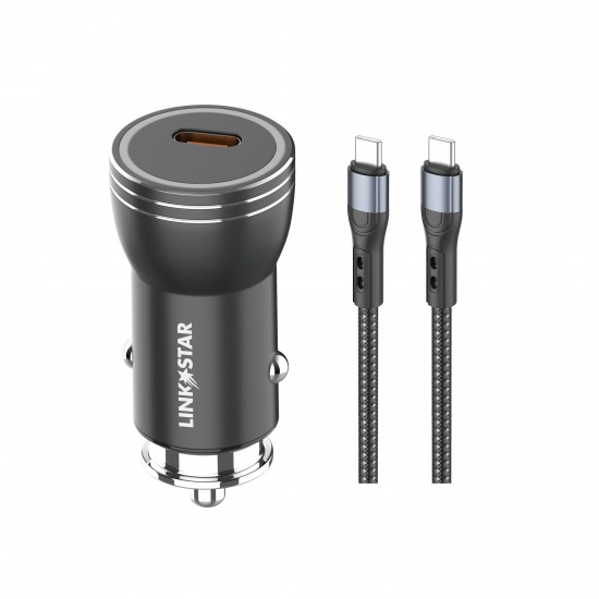 LINK✮STAR CC40 35W Бързо зарядно PD30W Type-C към Lightning