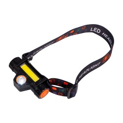 LED челник 101 USB, 4 режима, регулируем, за риболов и работа