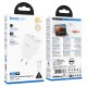 HOCO 220V N83 GaN PD60W зарядно+каб. Type-C към Type-C - Черен