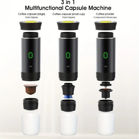 Преносима Машина за Еспресо Кафе Капсули KF-JN-02 3В1 