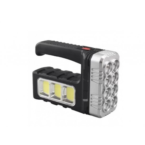 7702 Авариен Фенер+ преносима батерия Powerbank за осветление 