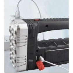 7702 Авариен Фенер+ преносима батерия Powerbank за осветление 