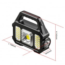 YD-2205A Авариен Фенер+ преносима батерия Powerbank за осветление +солар