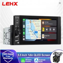 5504 Apple Carplay Android Auto мултимедиен плеър 5.5" IPS дисплей 1024x600 GPS, WiFi, Bluetooth